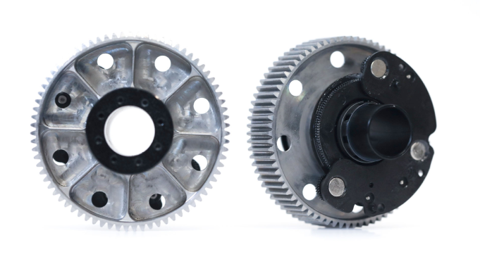 metal gear part made by cnc gear hobbing